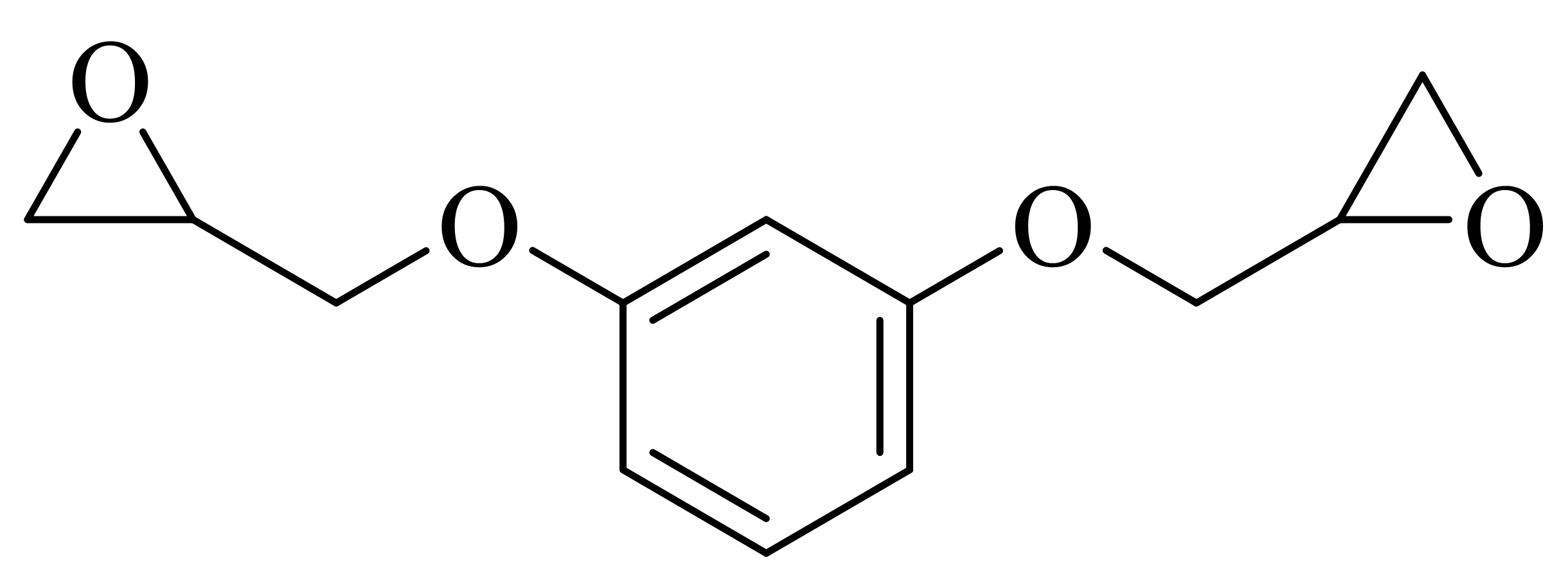YW-602 · Resorcinol diglycidyl ईथर · आपूर्ति किए गए उत्पाद ब्रोशर से संरचना